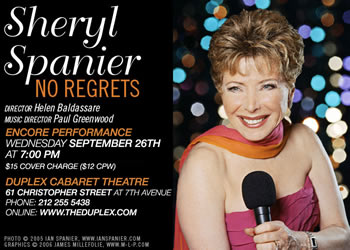 Sheryl Spanier - “No Regrets”